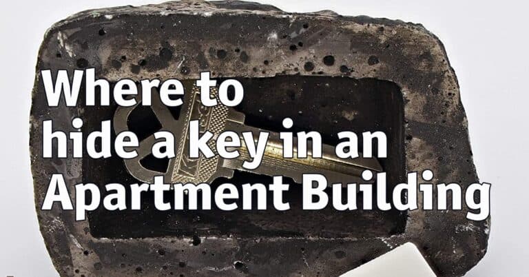 Where to hide a key in an Apartment Building