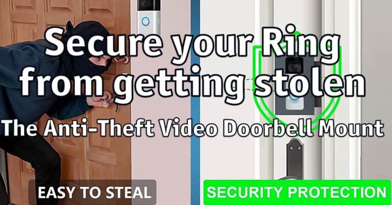 Secure your Ring from getting stolen with an Anti-Theft Video Doorbell Mount