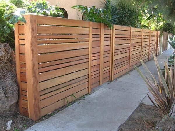 Privacy Fences Made of Wood